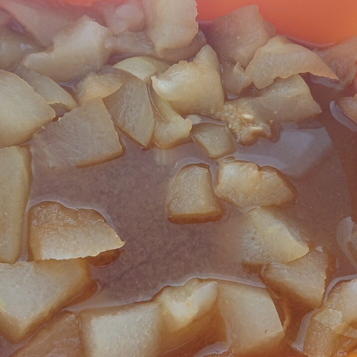 冬瓜の赤味噌煮